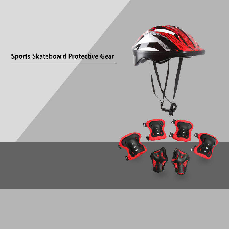 Cycling High Gear - 7Pcs/Set Kids Knee Pads and Elbow