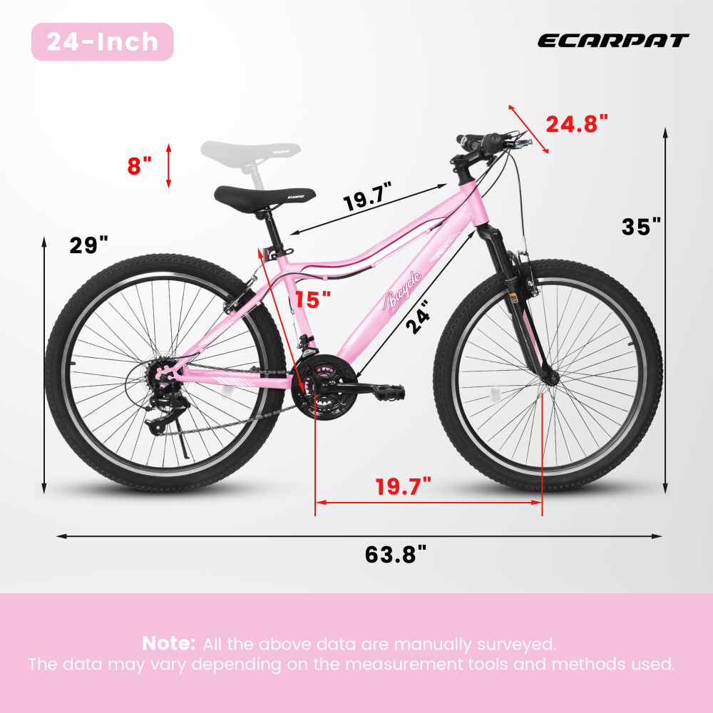 Carbon Bike Frame - 24/26 Inch Mountain Bike for Men