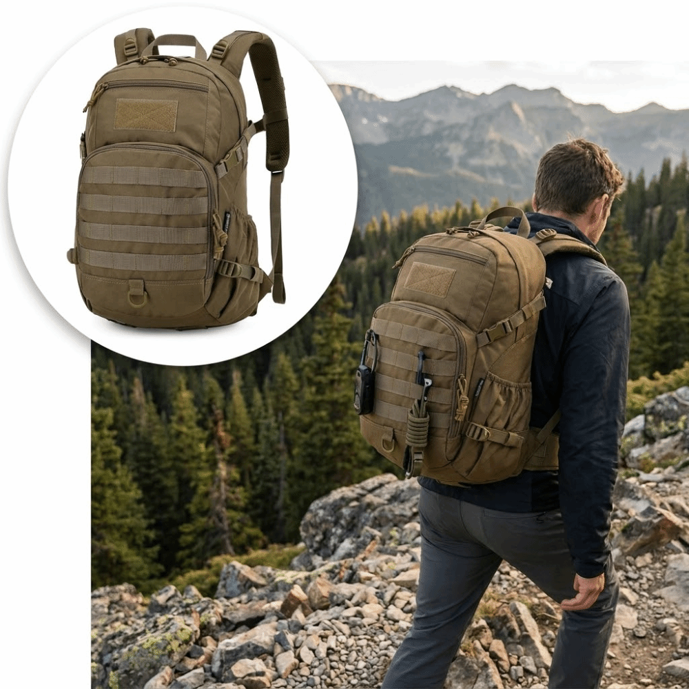 Cycling Gear Backpack - Outdoor Gear 25L Capacity Hiking Backpack