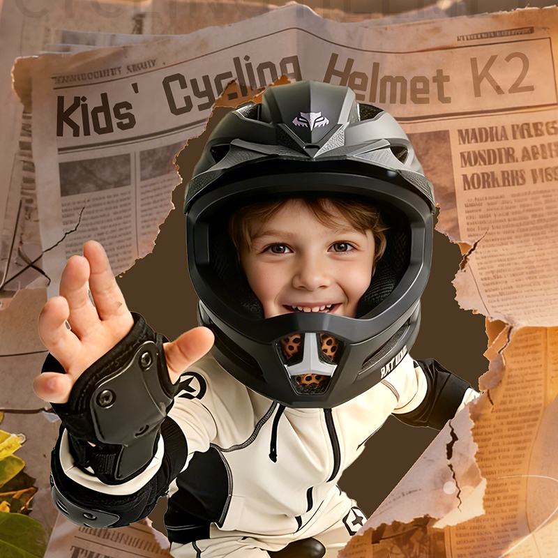 BATFOX Kids Full Face Cycling  - Cycling Safety Gear For Kids recension och pris