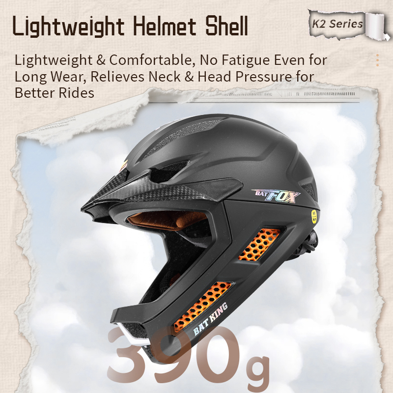 BATFOX Kids Full Face Cycling  - Cycling Safety Gear For Kids recension och pris