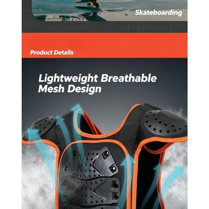 Child Motocross Back Chest  Yo - Youth Cycling Gear recension och pris