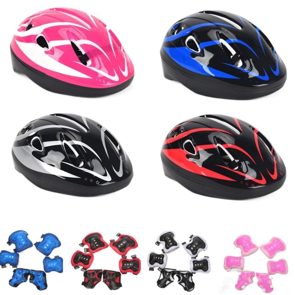 Kids Helmet Knee Elbow Pads Wr - Cycling Safety Gear For Kids recension och pris