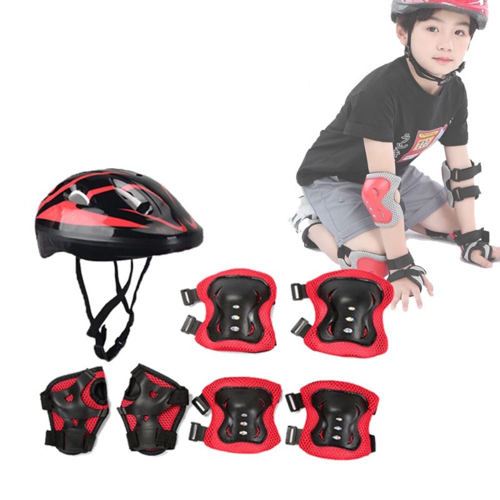 Kids Helmet Knee Elbow Pads Wr - Cycling Safety Gear For Kids recension och pris