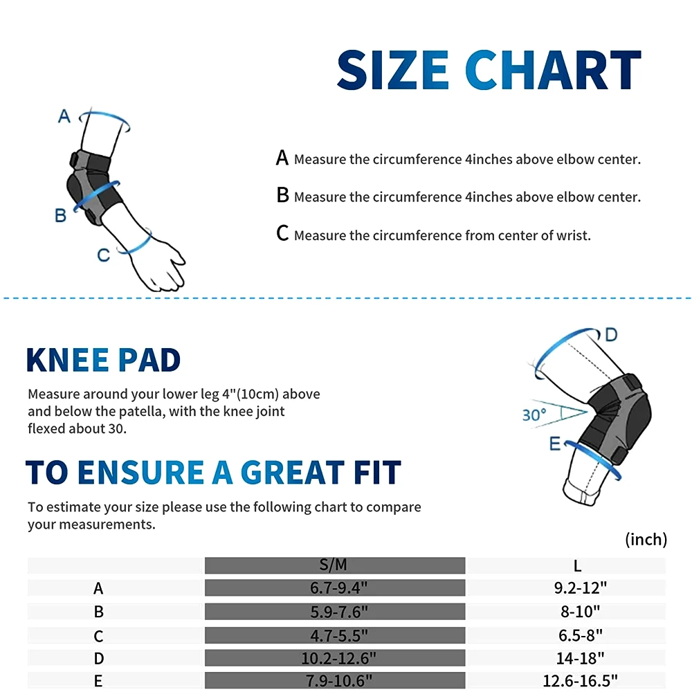 Adult/Kids/Youth Knee Pads Elb - Youth Cycling Gear recension och pris