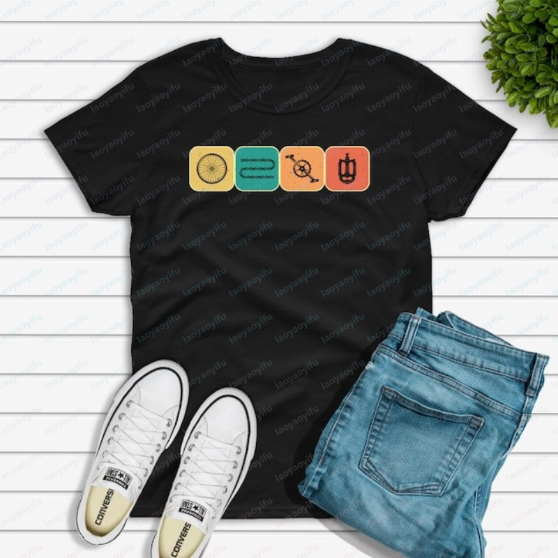 Bike Parts T-shirt Cycling Shi - Vintage Cycling Gear recension och pris