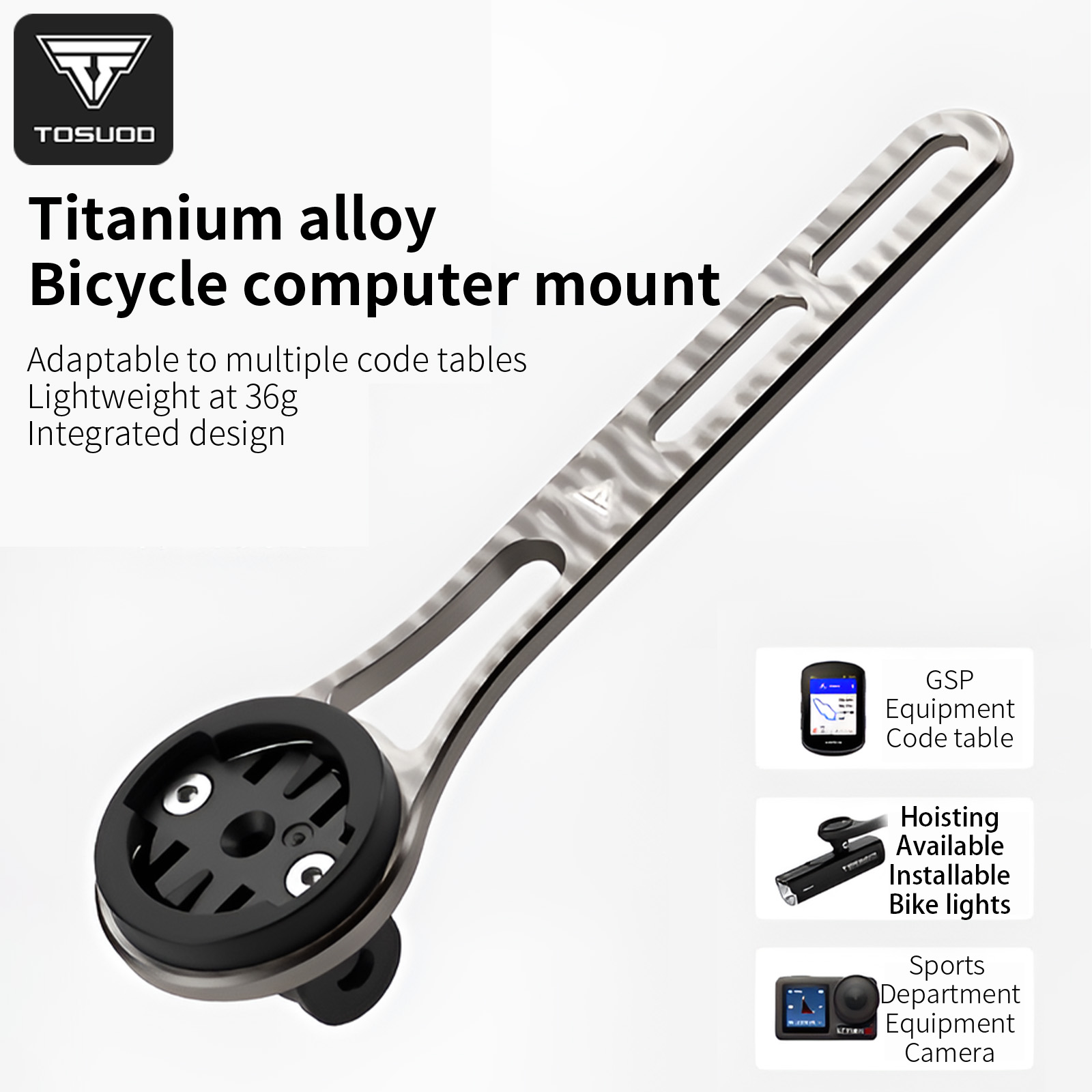 TOSUOD Titanium Alloy Integrat - Bike Speedometer recension och pris
