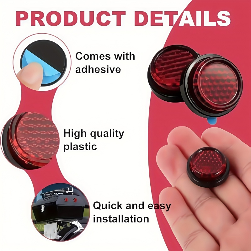 6pc Self-Adhesive Red Vintage  - Vintage Cycling Gear recension och pris