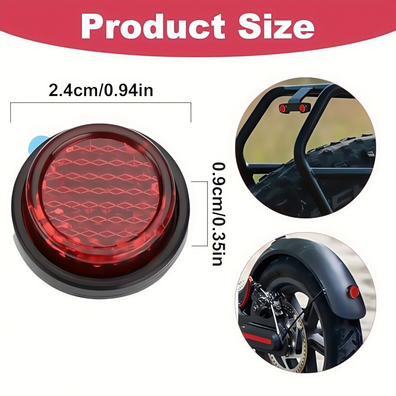 6PCS Motorcycle Reflector Self - Vintage Cycling Gear recension och pris