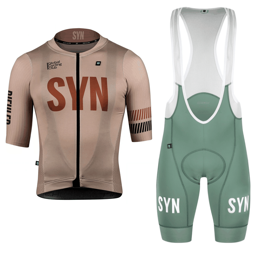 SYN Brown Cycling Clothing men - Cycling Gear Logo recension och pris