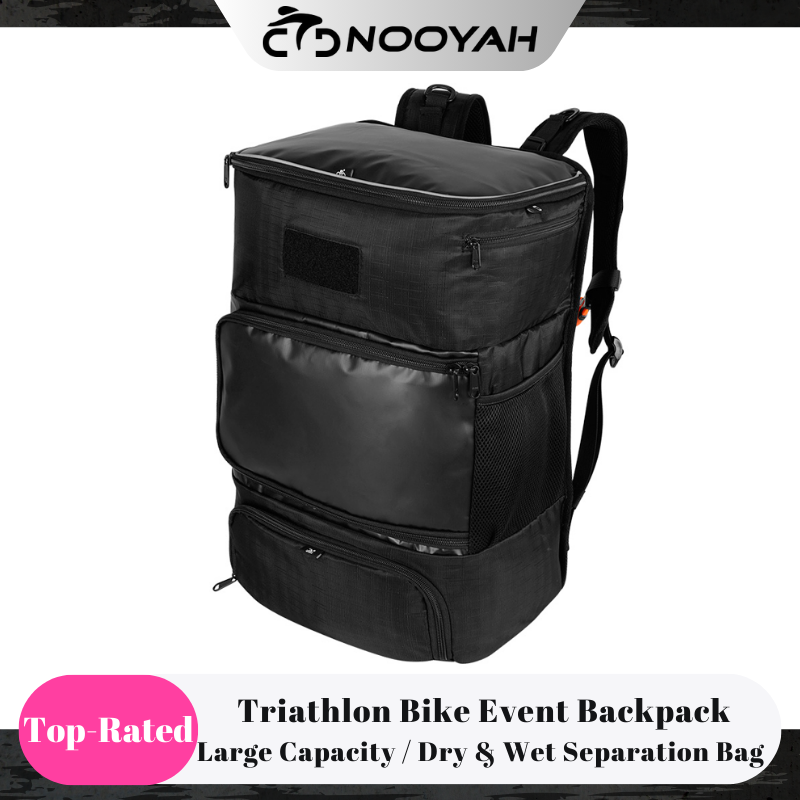 NOOYAH Triathlon Bike Bag Cycl - Cycling Gear Backpack recension och pris