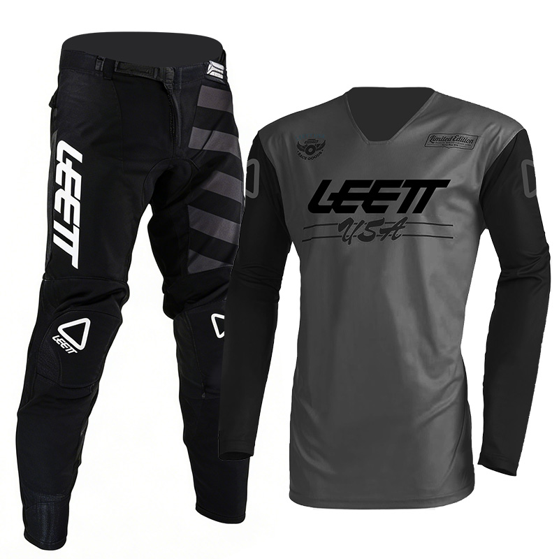 Motocross Gear Set Grey Name N - Cycling Gear Pants recension och pris