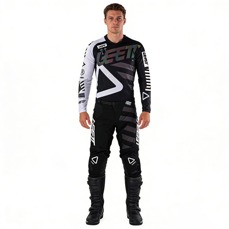 Motocross Gear Set Grey Name N - Cycling Gear Pants recension och pris