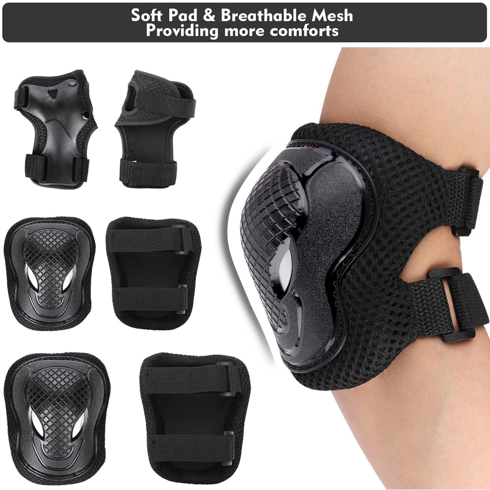 GOMOREON 6Pcs/Set Kids Safety  - Cycling Safety Gear For Kids recension och pris
