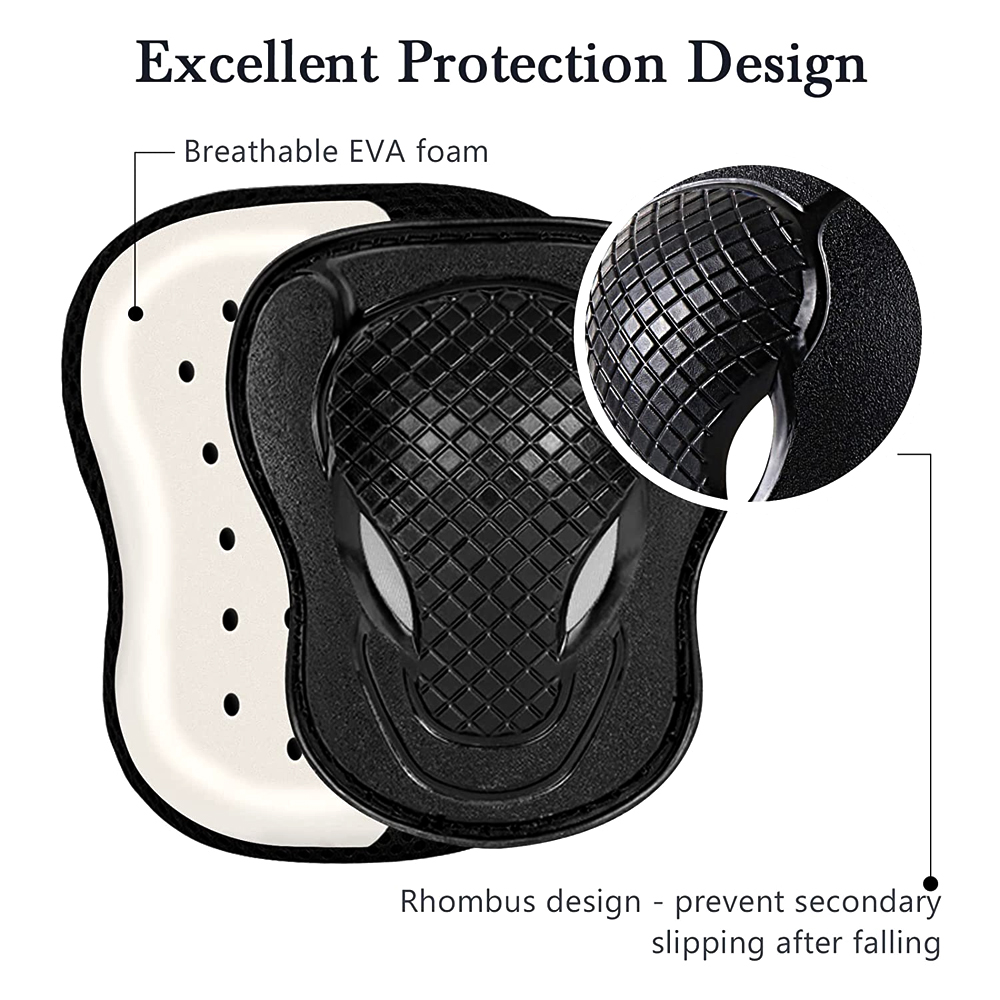 GOMOREON 6Pcs/Set Kids Safety  - Cycling Safety Gear For Kids recension och pris