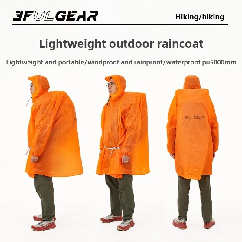 Ultralight Rain Poncho 3F UL G - Cycling Gear In Rain recension och pris