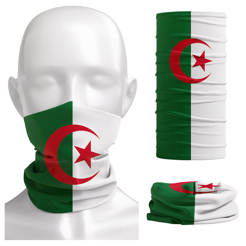 Algeria Flag Printed Bandana H - Cycling Gears recension och pris