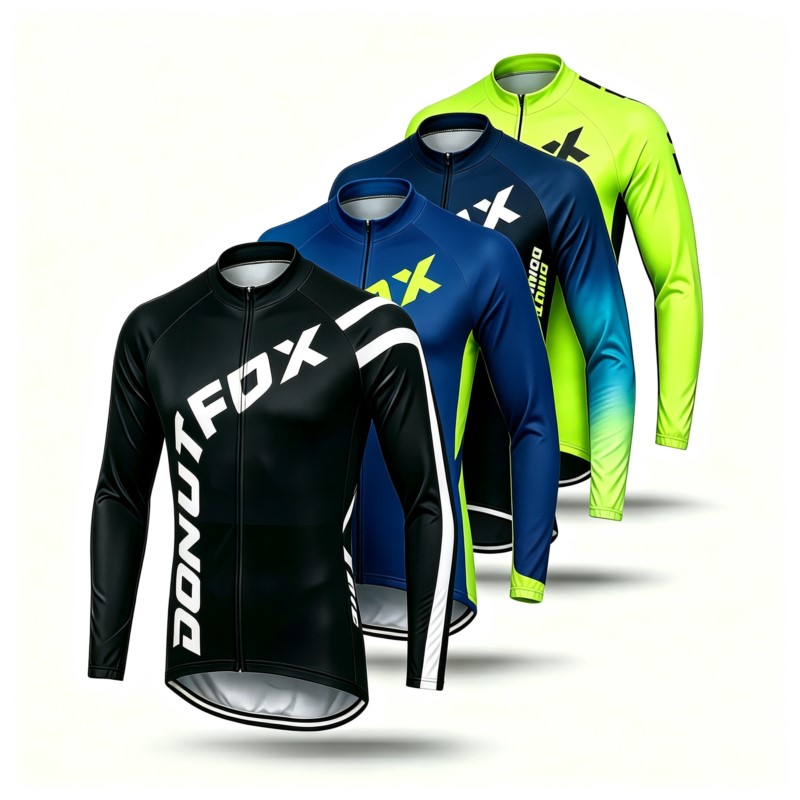 Men Long Sleeve MTB Jersey & C - Cycling Gear Logo recension och pris