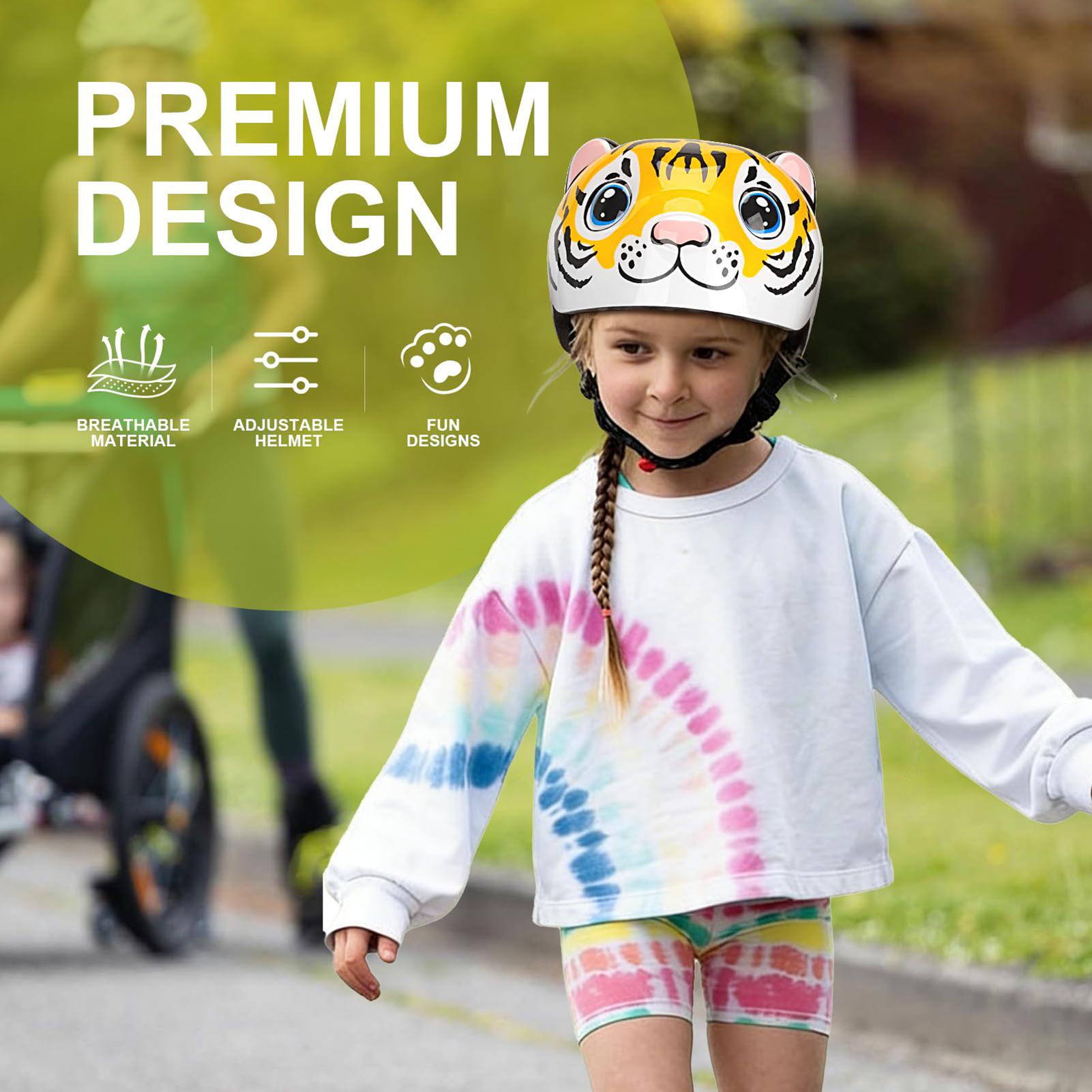 Kids Helmet Tiger Pattern Adju - Cycling Safety Gear For Kids recension och pris
