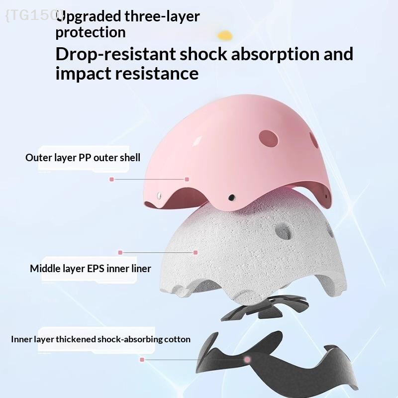 〔T〕7/6Pcs Kids Safety Helmet K - Cycling Safety Gear For Kids recension och pris