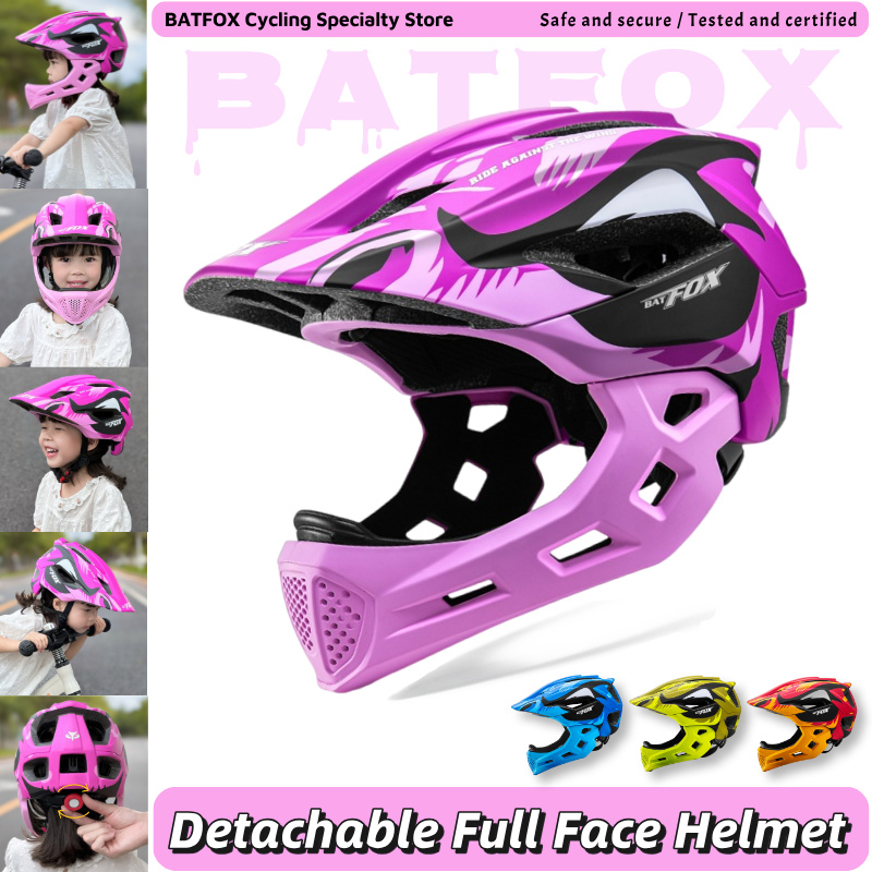 BATFOX Kids Full Face Bike Hel - Youth Cycling Gear recension och pris