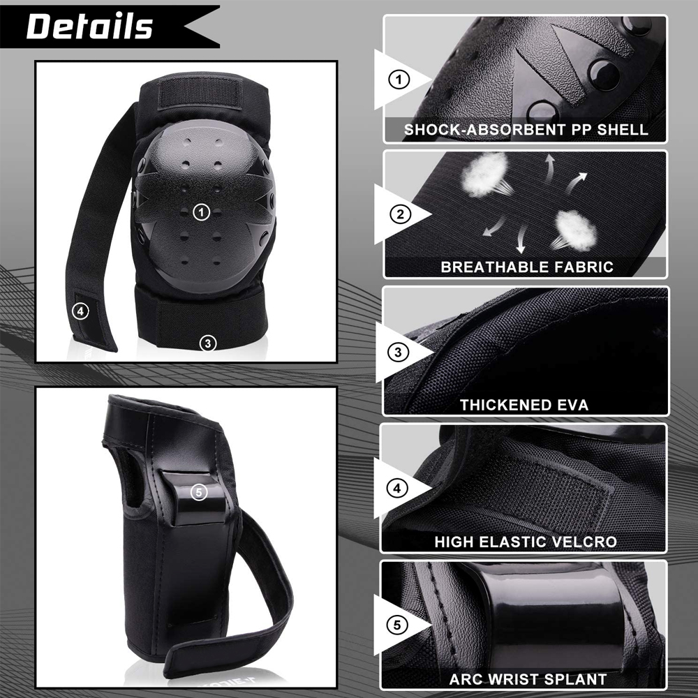 Adult Youth Protective Knee Pa - Youth Cycling Gear recension och pris