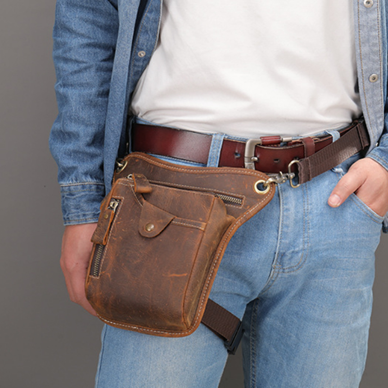 Vintage Pu Leather Waist Pack  - Vintage Cycling Gear recension och pris