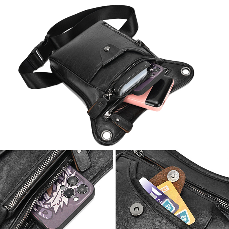 Vintage Pu Leather Waist Pack  - Vintage Cycling Gear recension och pris