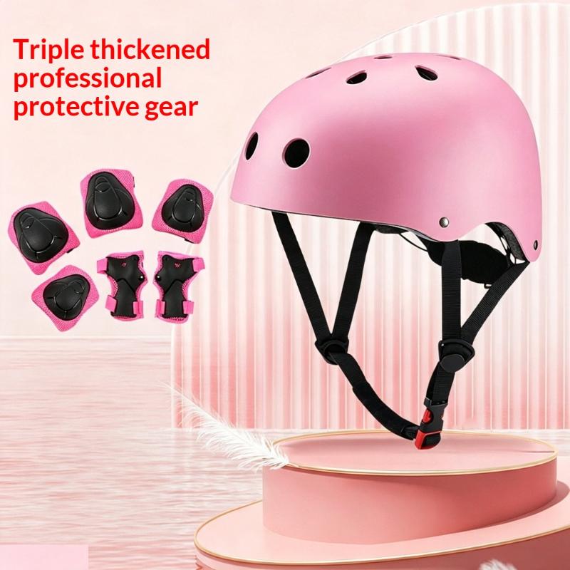 7/6Pcs Kids Safety Helmet Knee - Cycling Safety Gear For Kids recension och pris