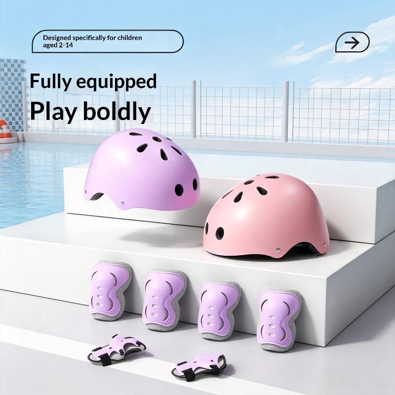 7/6Pcs Kids Safety Helmet Knee - Cycling Safety Gear For Kids recension och pris
