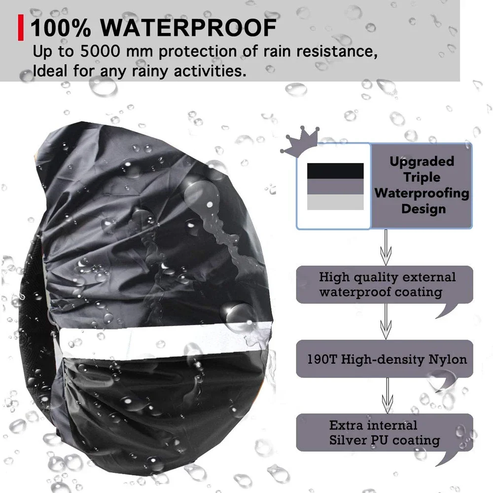 Waterproof Backpack Rain Cover - Cycling Gear Backpack recension och pris