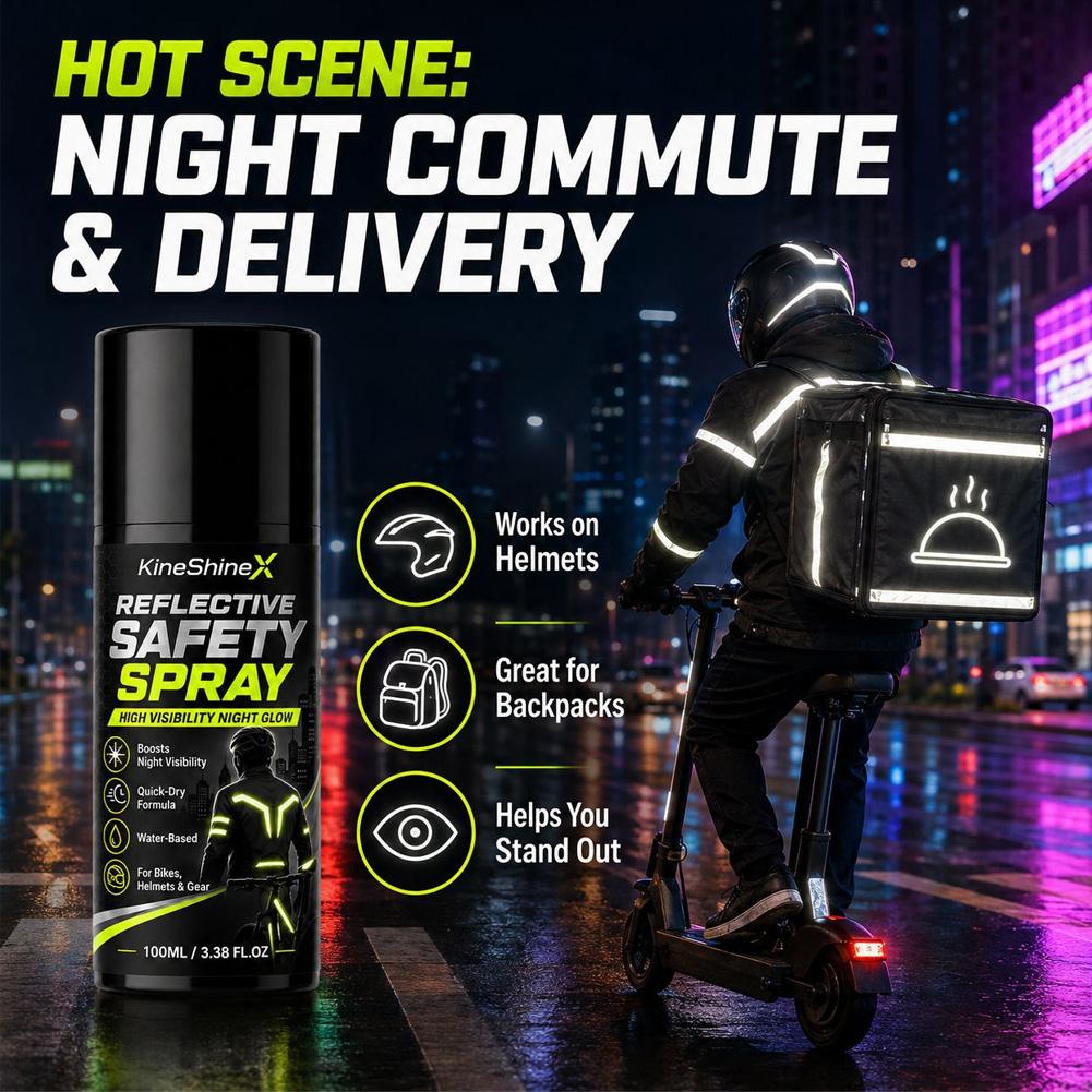 Night Reflective Safety Spray  - Cycling High Gear recension och pris